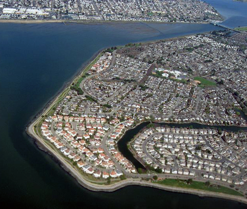 Alameda City: Bay Farm Island, San Leandro Channel, Alameda Island