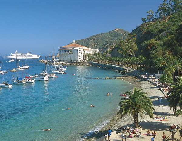 Descanso Beach in the Town of Avalon on Catalina Island