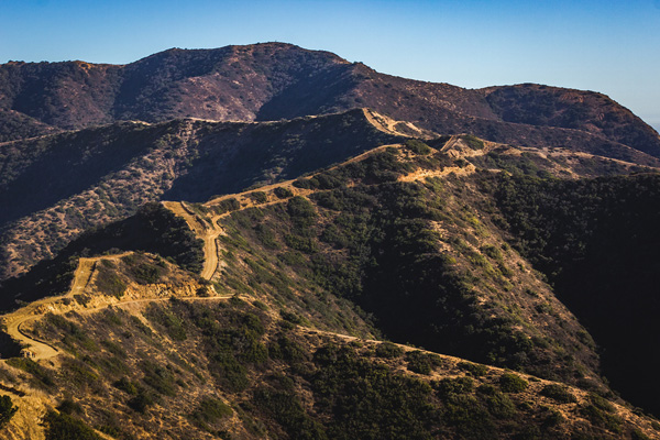 Hiking Trails Rugged Interior Catalina Island