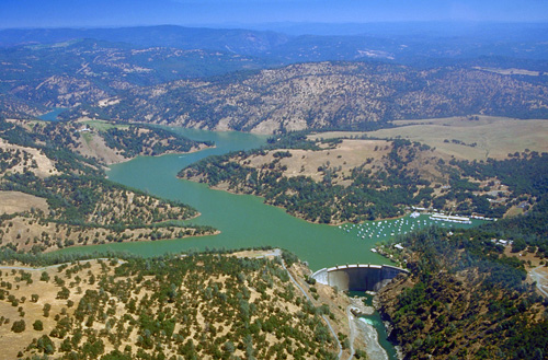 Englebright Lake in Yuba County and Nevada County