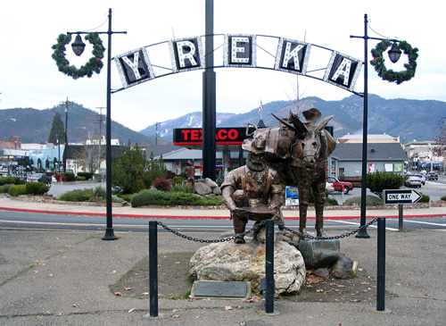 Yreka, California Goldminer Statue